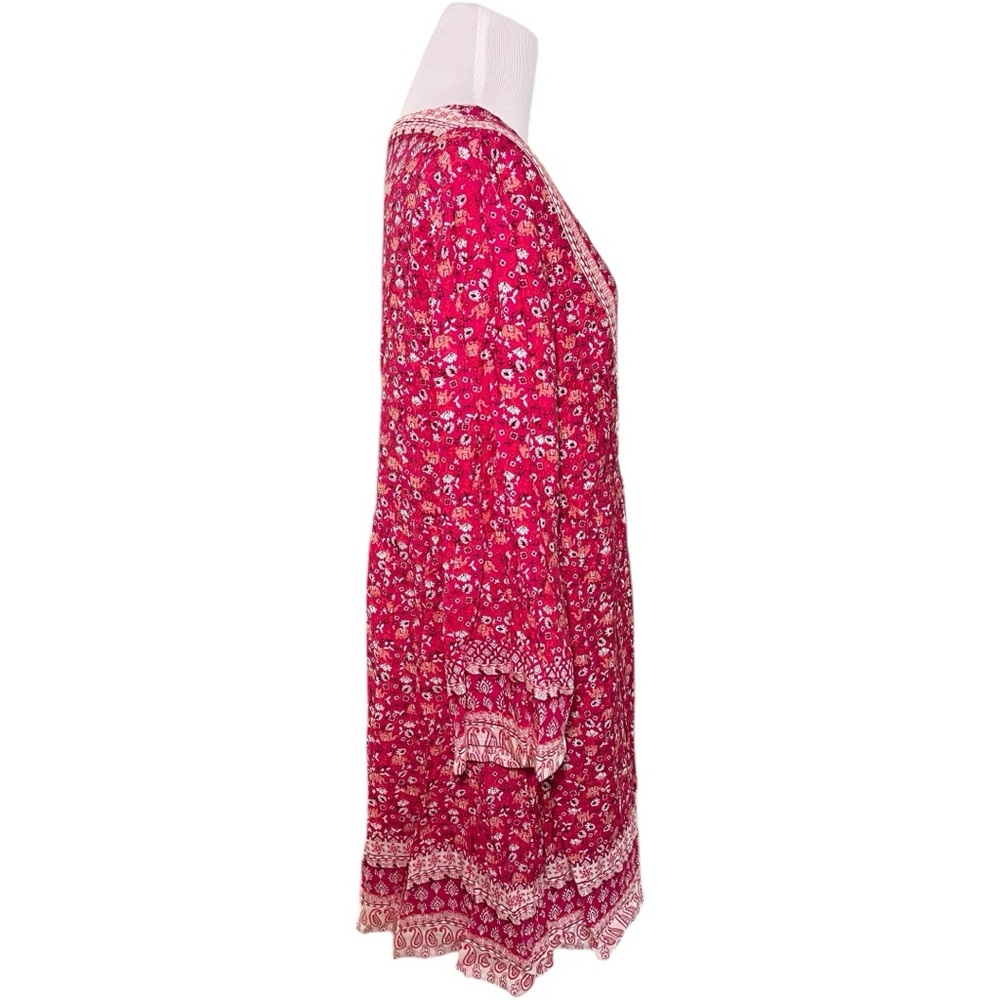 Maeve Isabel Floral Embroidered Pink Dress - Picture 4 of 11
